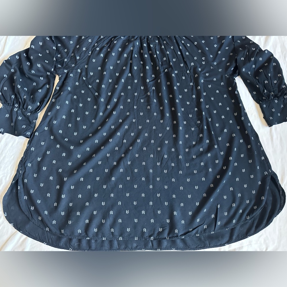 Ingrid & Isabel Black Printed Maternity Top Large - Picture 9 of 14